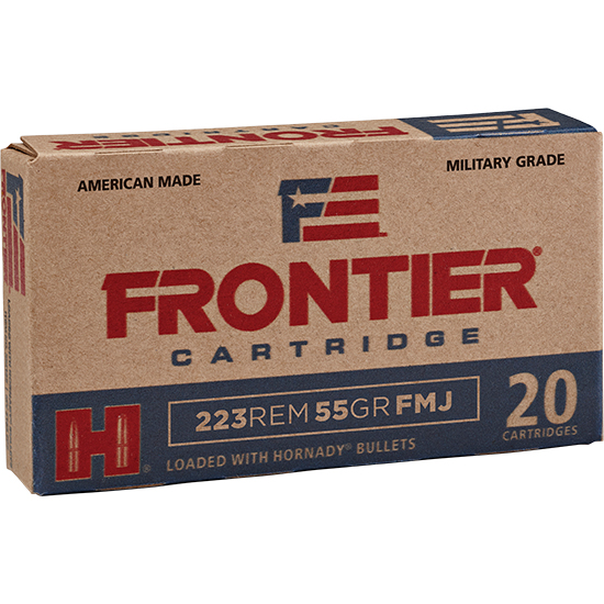 HORN FRONTIER 223REM 55GR FMJ 20/25 - Sale